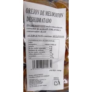 MELOCOTON DESHIDRATADO B. 300G